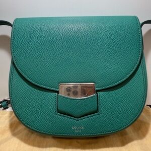 Celine Small Grained Calfskin Trotteur bag